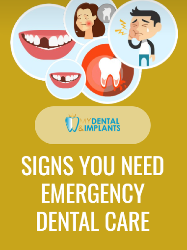 Signs you need emergency dental care