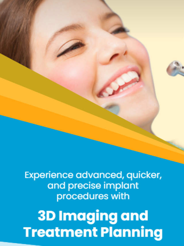 Experience advanced, quicker, and precise implant procedures with 3D Imaging and Treatment Planning Cover 1